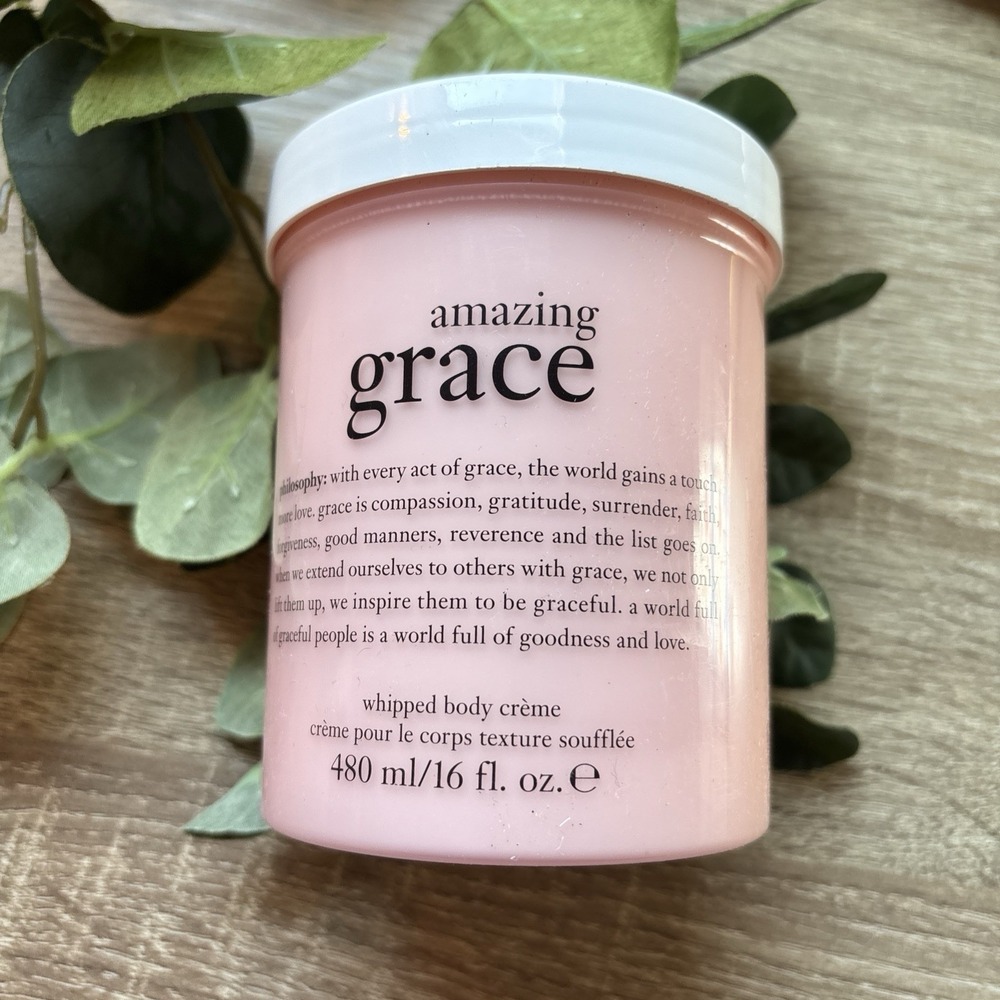 Philosophy Whipped Body Cream 16 Oz. Amazing Grace New - Body Creme